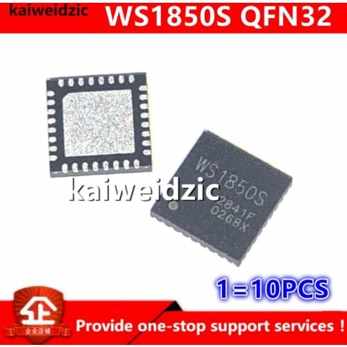 Kaiweikdic New imported original WS1850S QFN-32 RF card reader chip compatible with rc522 RC523 cv520 integrated circuit