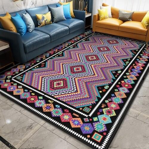 Morocco Style Carpets for Living Room Bedroom Area Rugs Vintage Persian Geometric Home Decor Tapete Kitchen Non-Slip Floor Mats