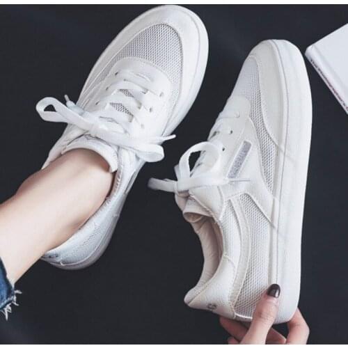 Women Vulcanize Shoes Women Shoes Spring Autumn White Sneakers Platform Female Casual Shoes Tenis Feminino Breathable wild D6-03