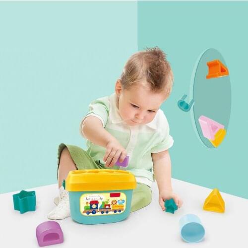 Multifunctional Musical Playing Toys Baby Box Music Electronic Children Toys Gear Clock Geometric Blocks Sorting Educational Toy