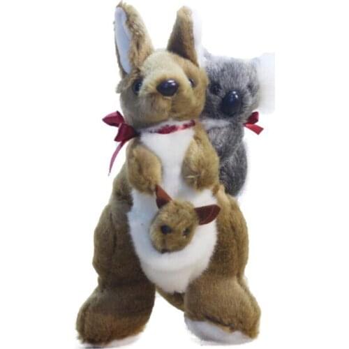 Creative hot selling new mother childen plush toy kangaroo back koala baby Christmas birthday stuffed gift