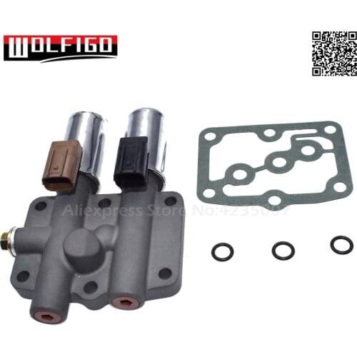 WOLFIGO New 28250-P6H-024 Transmission Dual Linear Shift Solenoid & gasket For Honda CL MDX TL D150 Acura Accord Odyssey Pilot