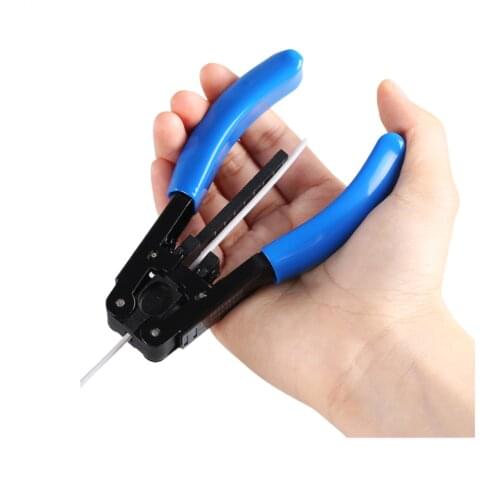 Sheath Cable Stripper FTTH Optical Fiber Easy Peeling Tool 1/2 Core Optic Cord Cutter Anti Slip Handle Wire Cutting Knife Peeler