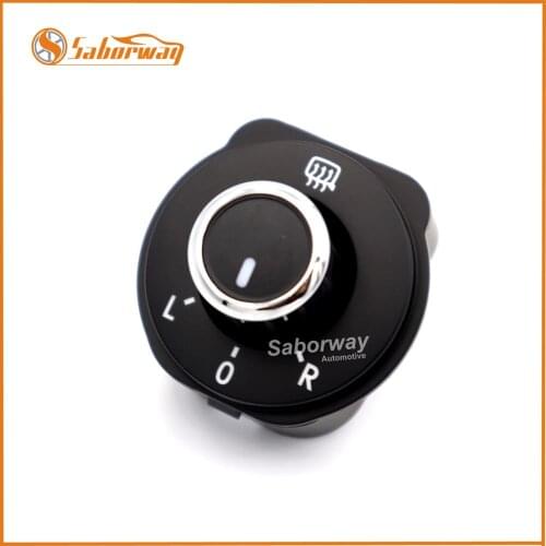 Saborway Rear Side Mirror Switch Adjust Knob for Polo 6R 2011-2016 6RD 959 565B 6RD959565B
