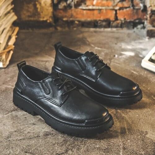 Platform Casual Business Shoes Men Designer Shoes Men High Quality Lether Shoes for Men Office 2021 Sapato Masculino Chaussure