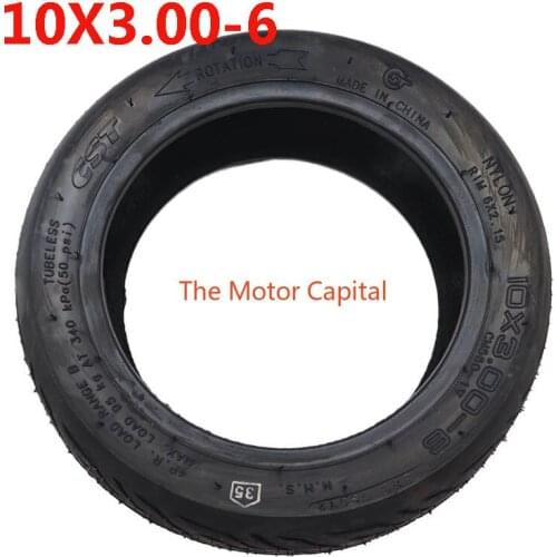 10 inch 10x3.00-6 tires are suitable for electric scooter tubeless tires CST wear-resistant vacuum tires