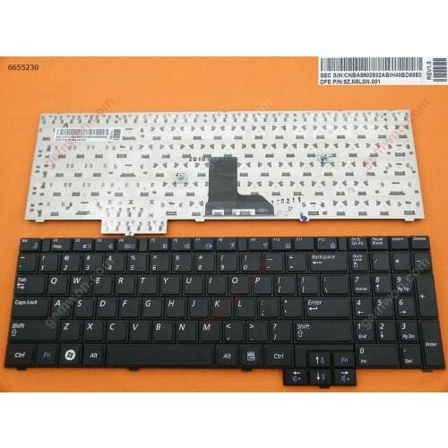 Notebook computer Replacement keyboard for SAMSUNG R517 R523 R528 R530 P580 R618 R620 BLACK