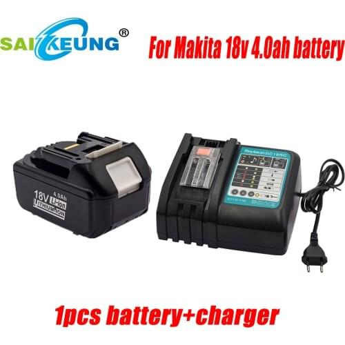 Replace Makita Wireless Tool Original 18V BL1860 Battery 4000mAh, Compatible with BL1850 BL1840 BL1830 BL1815 BL1845 BL1835