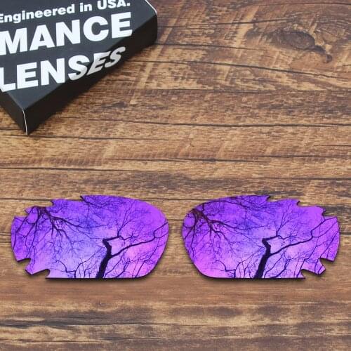 ToughAsNails Polarized Replacement Lenses for Oakley Jawbone Vented Sunglasses Purple Mirrored Color (Lens Only)