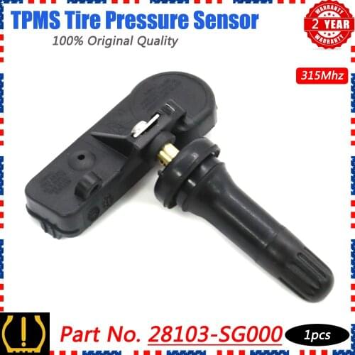 XUAN 1PCS Tire Pressure Monitor Sensor TPMS For Subaru Forester Impreza WRX Legacy Outback Tribeca XV Crosstrek 28103SA001 AG01B