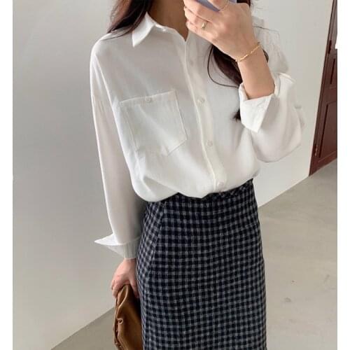2020 Women Spring Summer Cotton Oversied Turn Down Collar Womens Tops And Blouses Boho Shirt Blusas Roupa Feminina