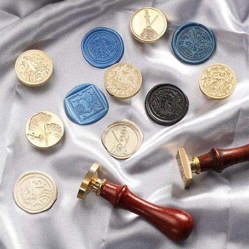 1PC Retro Wax Seal Stamp Animal Wood Stamp for Scapbooking Decorative Stamp Invitation Gift Cards Sealing Stamp