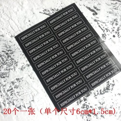 200pcs/10sheets Especially For You Adhesive Baking Seal Stickers DIY Multifunction diary sticker cake biscuit package Label