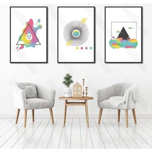 Frameless Style Abstract Pattern Modern Home Decoration Living Room Mural Bedroom Dining Hall Entrance Hallway Painting
