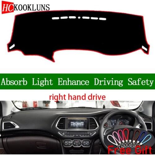 For GAC Trumpchi GS4 2015 2016 2017 Right Hand Drive Dashboard Cover Car Stickers Sun Shade Dash Mat Carpet Interior Accessories