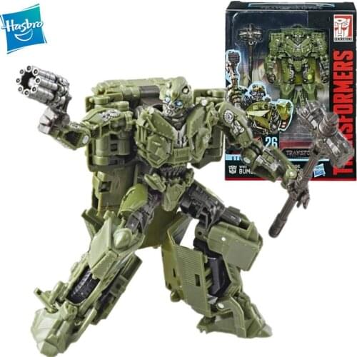 Original Hasbro Transformers Toys Classic Movie D Level Studio Series SS26 World War II Bumblebee Enhanced Action Figure Toys