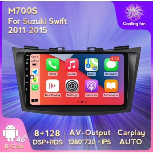 MEKEDE Android IPS Screen DSP for Suzuki Swift 2011 2012 2013 2014 2015 Stereo Autoradio support Carplay 4G Wifi Video RDS