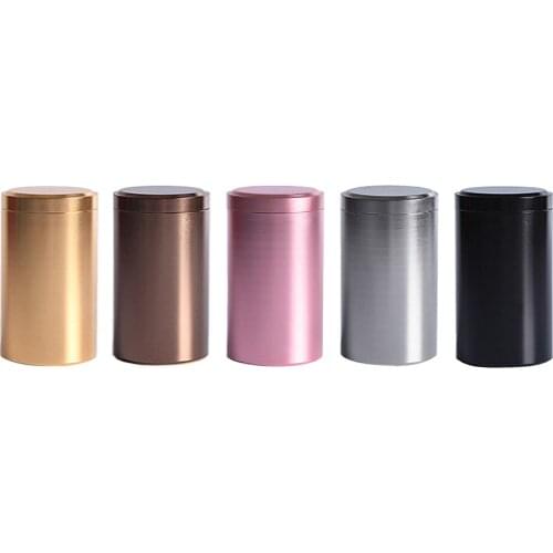 Metal Pill Case Travel Camping Sealed Airtight Loose Leaf Tea Tin Canister Sundries Storage Container Box First Aid Organizer