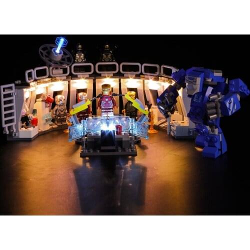 Led Lighting Kit for 76125 Steel equipment Show scene building block model kids Toys (LED Lighting set only, No Blocks)