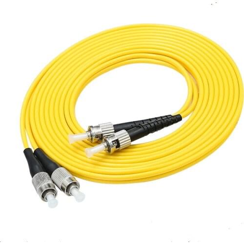10M-50 Meters FC/UPC - ST/UPC Fiber Patch Cord FTTH Duplex Single Mode Cable 9/125 Length OR Other Connector Can BE Customized