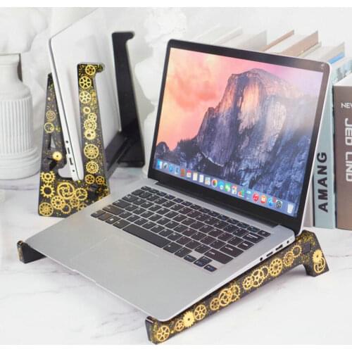 Laptop Stand Silicone Mold Handmade Office Supplies Resin Laptop Holder Mould DIY Craft Tools