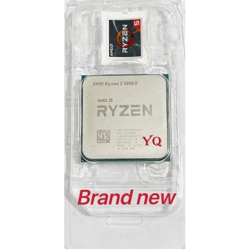 AMD Ryzen 5 5600X R5 5600X 3.7 GHz 6-Core 12-Thread CPU Processor 7NM 65W L3=32M 100-000000065 Socket AM4 New but without cooler
