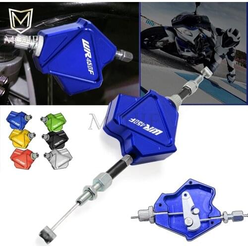 Motorcycle CNC Aluminum Stunt Clutch Lever Easy Pull Cable System For YAMAHA WR450F WR 450F 450 WR450 F 2001-2018 2017 2016 2015