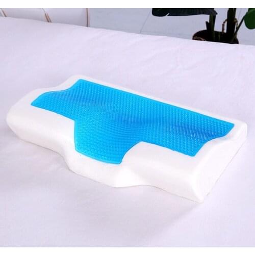 Adult silicone pillow neck gel pillow pillow core neck protection slow rebound memory pillow repair cervical vertebra special