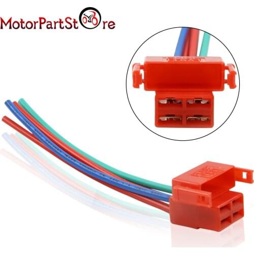 Starter Solenoid Relay Plug Connector Wiring Harness for Honda CBR600 CBR900 CBR929 CBR954 CBR1100XX VTR
