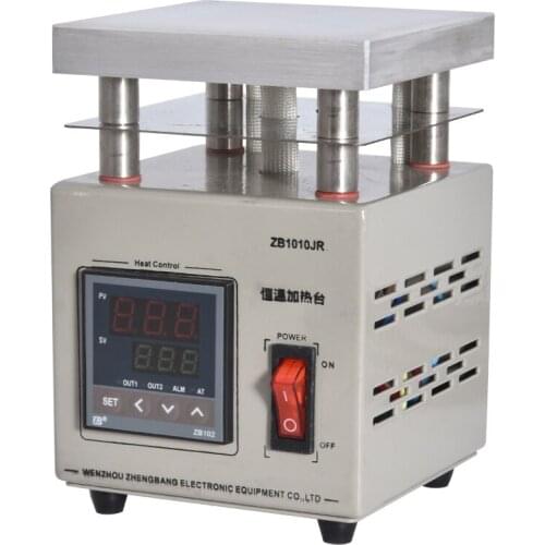 ZB1010JR Thermostat Platform LCD Screen Display Preheating Station Platform for Mobile Phone Repair Rework 220V/110V (100*100mm)