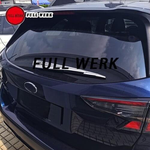 1 Set ABS Car Rear Wiper Cover Decoration Trim Sticker Strip Protector for Subaru Outback 2021 Exterior Accessory