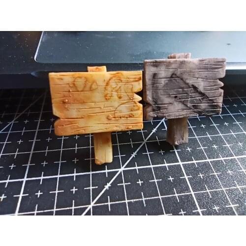 1pcs/lot Resin garden sign 30mm Ornaments Micro landscape Ornaments Creative Home Gardening Decorations