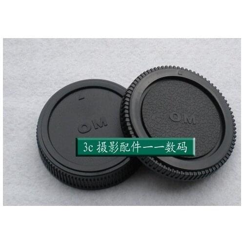2set 2 in 1 Body Caps + Rear Lens Cap Cover for L-R5 for Olympus OM4/3 OM43 OM 4/3 43 E620 E520 E510 E500 E5