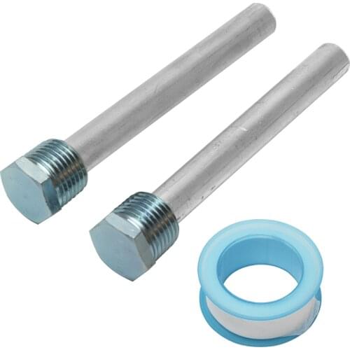 2pcs Bar 4.5inch Practical Anti Corrosion Magnesium Anode Rod Spare Protective Water Heater Tank For RV Trailer NPT Thread