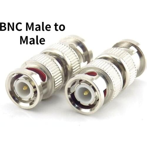 20/50/100Pcs BNC Female Connector to Female BNC Male to Male RCA Female BNC Female to RCA Male Adapter Plug System CCTV Camera
