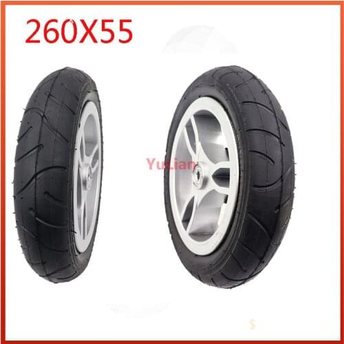 260x55 Wheel Tyre Tube Fits Children Tricycle, Baby Trolley, Folding Baby Cart, Electric Scooter, Childrens Bicycle 260*55 Tire