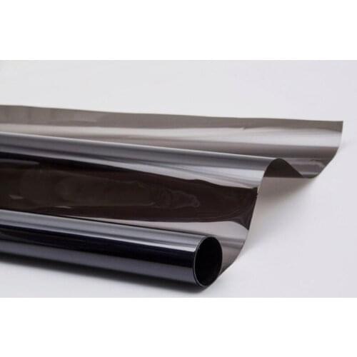 50cmX152cm VLT5% Privacy PET solar control tint window film metal building and car window film