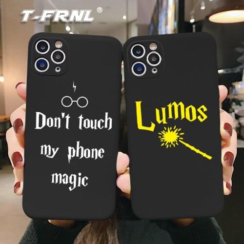 Art magic Cartoon Phone Case Magic wand for iPhone 12 11 Pro XR X S MAX SE 2020 7 8 6 S Plus Soft Silicone Shockproof TPU Cover