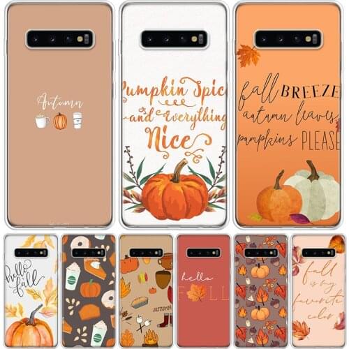 Pumpkin happy fall Phone Case for Samsung Galaxy A51 A71 A50 A70 A40 A30 A20E A10 A01 A21 A41 M30S A6 A7 A8 A9 Plus + Cover