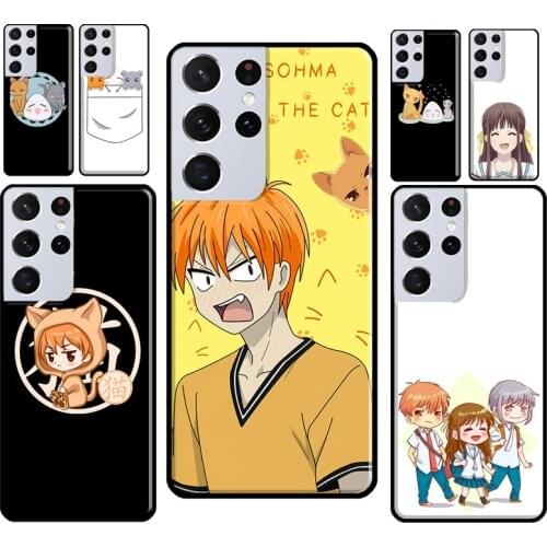 Anime Fruits Basket Phone Case For Samsung Galaxy S8 S9 S10 Plus S20 FE Note 10 Plus Note 20 Ultra S21 Coque