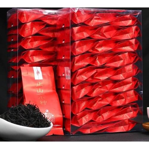 Chinese Lapsang Souchong Black Tea 25 bags ZhengShanXiaoZhong Superior Oolong Tea the Green Food For Health Care Lose Weight Tea
