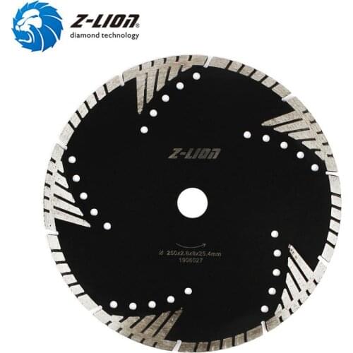Z-LION 250mm Diamond Saw Blade 10" Hot Press Cutting Disc Concrete Granite Marble Circle Blade Dry Wet Use For Cutting Machine
