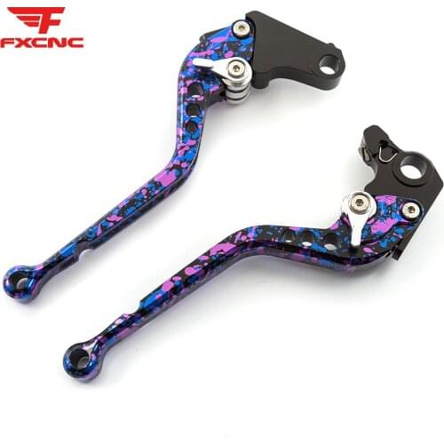 For TRIUMPH TIGER 800 XC XCX XR XRX 2015 - 2018 Camouflage 3D Adjustable Motorcycle Brake Clutch Levers For THRUXTON 2016 18