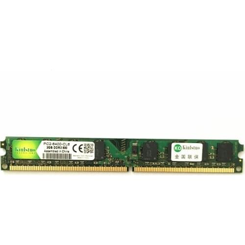 Kinlstuo New Brand sealed DDR2 800MHz / PC2 6400 1GB 2GB 4GB Desktop RAM Memory compatible with DDR2 667MHz / 533MHz In Stock
