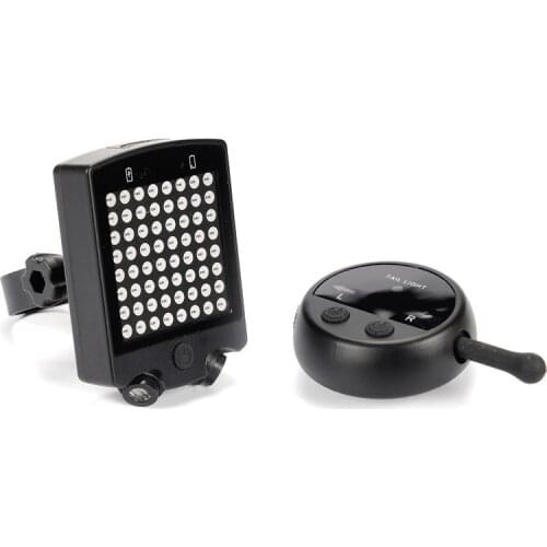 Bicycle Light Wireless Remote Control LED Turn Signal Laser Tail Light Bicycle Rear Seat Light USB Charging Cycling Accessories