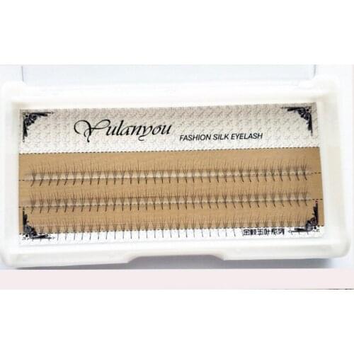 HBZGTLAD 8-14mm False Mink Eyelashes Natural C Curl 3D Black 0.07mm Lash False Eyelashes Extension Beauty Tips Big eye tools