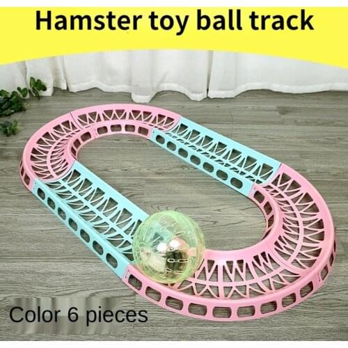 Hamster, Golden Bear, little pet toy, rolling track, chipmunk, guinea pig running track, multi piece splicing