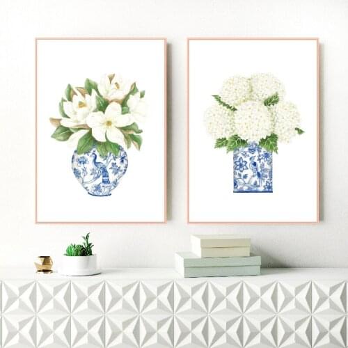 Canvas Nordic Pictures Home Decoration Classical Vase Paintings Wall Art HD Prints Creative Hotel Poster Modular For Living Room