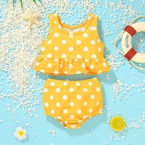 2021 New Summer Baby Girls Floral Printed Swimwear Newborn Baby Kids Girls Swimsuit Swimming Set Bikini Summer Tops+Shorts