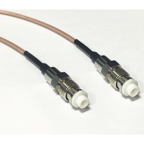 New FME Female Jack Switch FME Female RF coax cable adapter RG178 Wholesale 15CM 6"